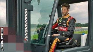 Lotus' Romain Grosjean