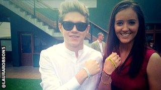 Niall Horan and Laura Robson