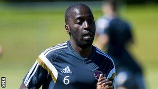 Hearts midfielder Morgaro Gomis