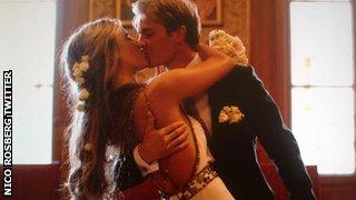 Nico Rosberg at his wedding