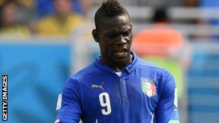 Italy and AC Milan striker Mario Balotelli