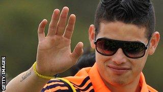 Colombia playmaker James Rodriguez