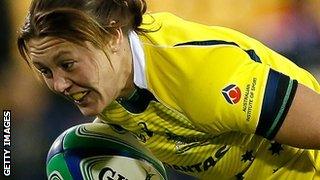 Sharni Williams in action for Australia