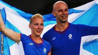 Scotland's Imogen Bankier and Robert Blair