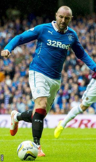 Rangers striker Kris Boyd