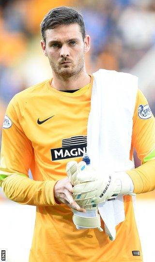 Celtic goalkeeper Craig Gordon