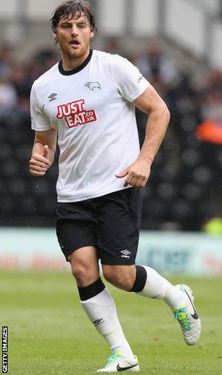 Derby County striker Chris Martin