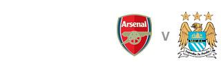 Arsenal v Man City badge