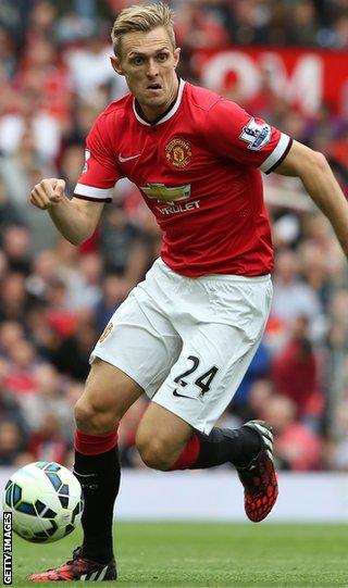 Manchester United midfielder Darren Fletcher