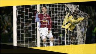 Liverpool's Djimi Traore scores an own-goal against Burnley in the 2005 FA Cup