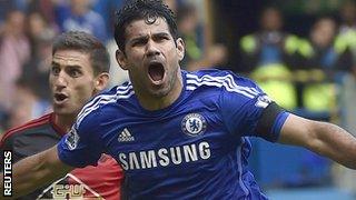 Diego Costa of Chelsea