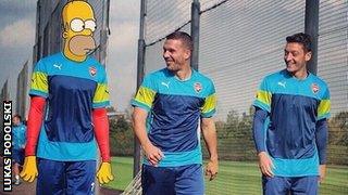 Arsenal training