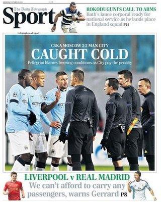 Daily Telegraph back page