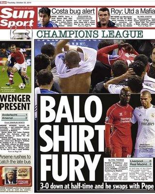 The Sun's back page