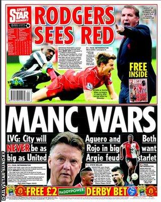 Daily Star Sunday back page