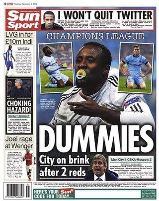 Sun back page