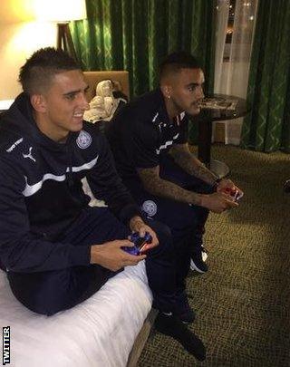 Danny Simpson and Anthony Knockaert