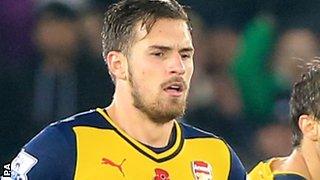 Aaron Ramsey of Arsenal