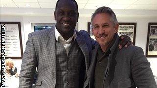 Gary Lineker and Emile Heskey