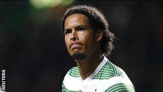 Celtic defender Virgil van Dijk