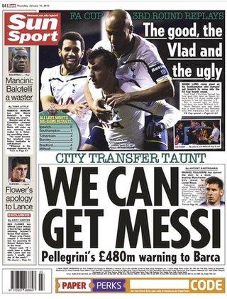 Sun back page