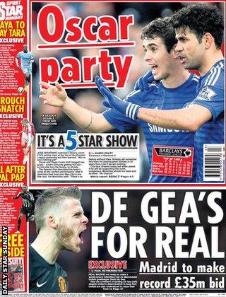 Daily Star Sunday back page