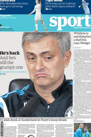 Guardian back page