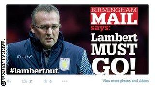 Paul Lambert Birmingham Mail