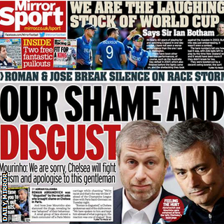 Daily Mirror back page