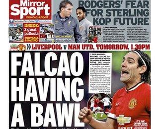 Daily Mirror back page