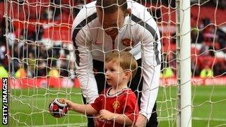 Wayne Rooney and son Klay