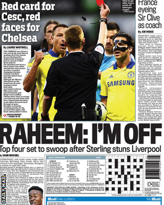 Daily Mail back page