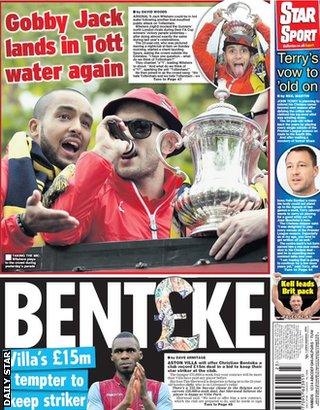 Daily Star back page