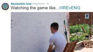 Macclesfield Town tweet