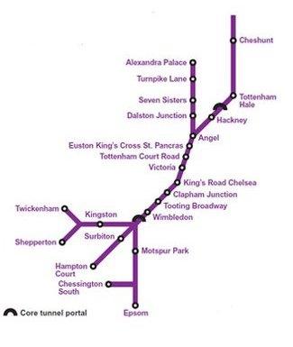 Crossrail 2 map