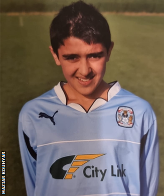 Maziar Kouhyar at Coventry City's academy