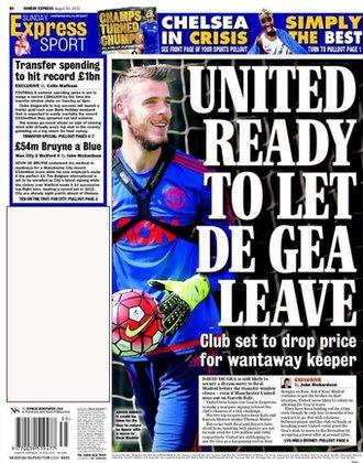 Daily Express back page