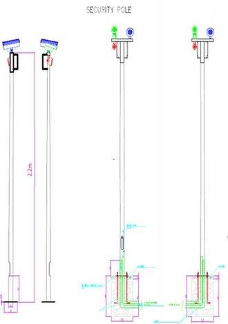 CCTV poles