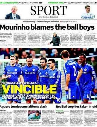 Sunday's Telegraph