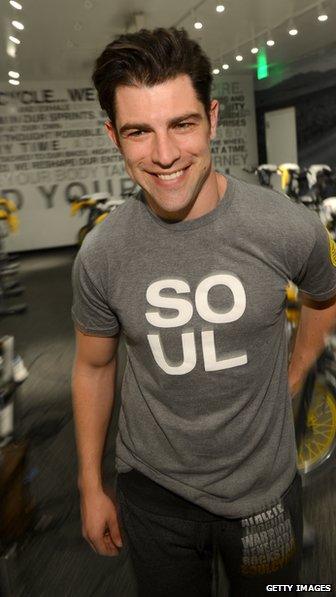 Celebrities like sitcom star Max Greenfield (above) and David Beckham are fans of SoulCycle