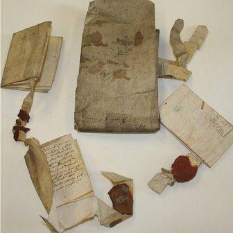 Manuscripts and wills from Mostyn family