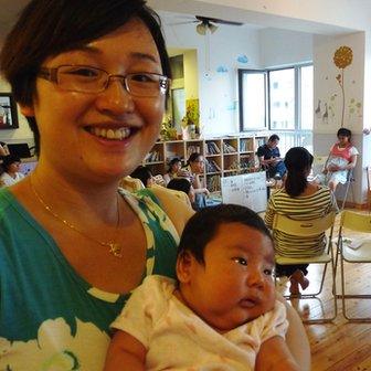 A young mother in Chengdu