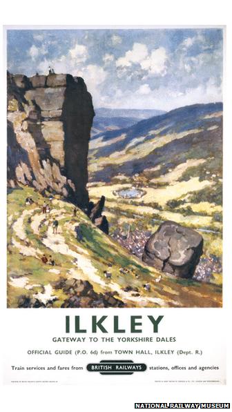 British Railway Ilkley poster