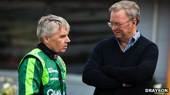 Lord Drayson and Eric Schmidt