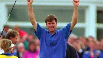 Nick Faldo winning at Muirfield in 1992