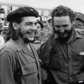 Ernesto Che Guevara and Fidel Castro