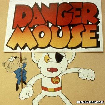 The iconic logo from Danger Mouse