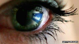 Facebook in eye