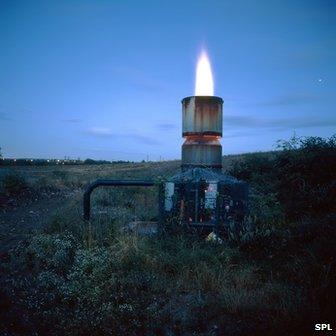 methane flare