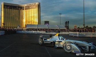 Formula E car